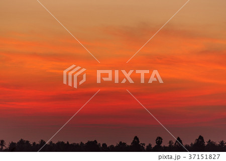 Dramatic sunset and Sunrise sky. 37151827