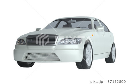 Car isolated on white 37152800