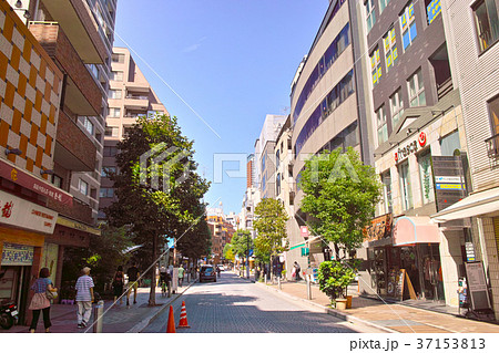 麻布十番商店街から六本木方面の景観 37153813