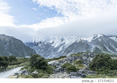 マウントクック国立公園のフッカーバレートラック 37154621