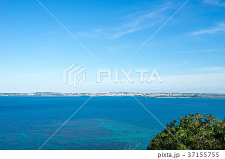 牧山展望台から見る伊良部大橋の風景 37155755