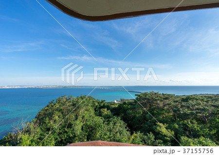 牧山展望台から見る伊良部大橋の風景 37155756