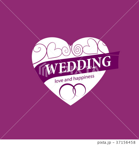 vector logo wedding 37156458