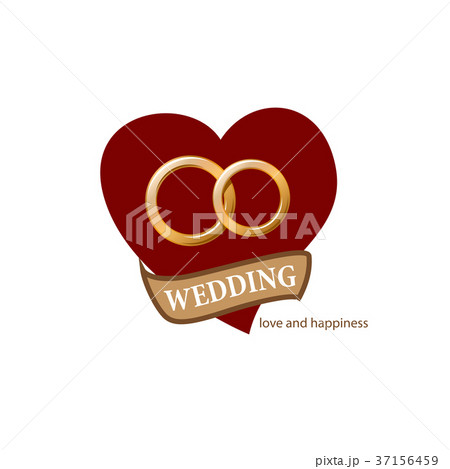 vector logo wedding 37156459