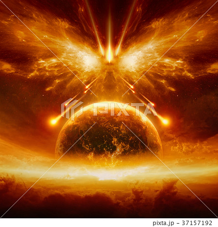 End of world, complete destruction of planet Earth 37157192
