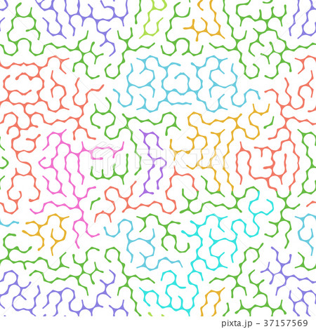 Irregular seamless pattern. Abstract maze design 37157569