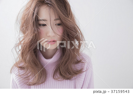ゆるふわミディアムヘアー 日本人 ヘアスタイル ゆるふわミディアムヘアー 日本人 ヘアスタイル 37159543