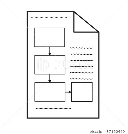 business plan icon on white background. business plan icon on white background. 37160440
