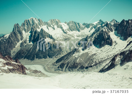 Mer de Glace (Sea of Ice) is a glacier located Mer de Glace (Sea of Ice) is a glacier located 37167035