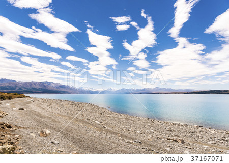 プカキ湖　トワイゼル〜マウントクック国立公園 37167071