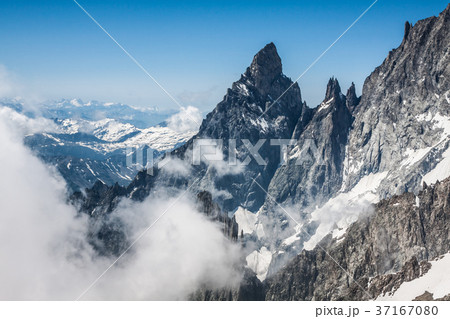 Mont Blanc massif,in the Chamonix mont blanc 37167080