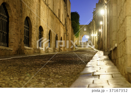 Knights Street in Rhodes, Greece 37167352