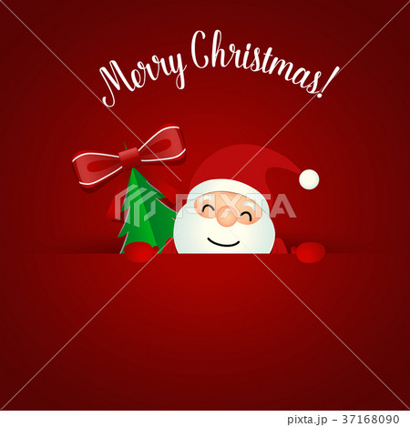 Christmas Greeting Card with Christmas Santa Claus. Vector illustration Christmas Greeting Card with Christmas Santa Claus. Vector illustration 37168090