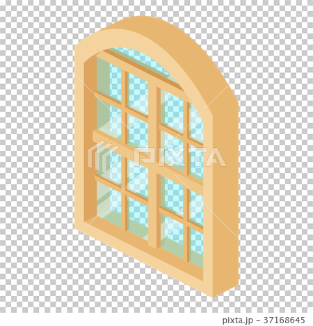 Restaurant window frame icon, isometric 3d style 37168645