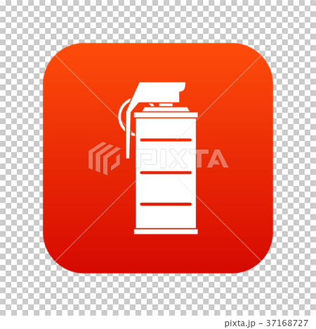 Stun grenade icon digital red 37168727