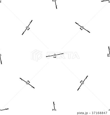 Seesaw pattern seamless black Seesaw pattern seamless black 37168847