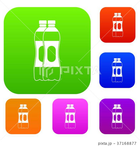 Two plastic bottles set collection Two plastic bottles set collection 37168877