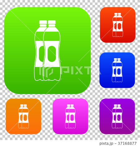 Two plastic bottles set collection Two plastic bottles set collection 37168877