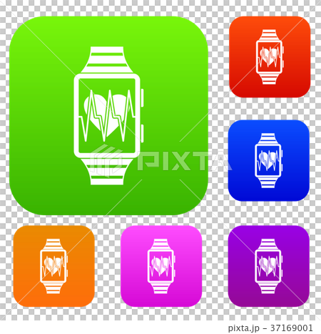 Smartwatch with sport app set collection 37169001