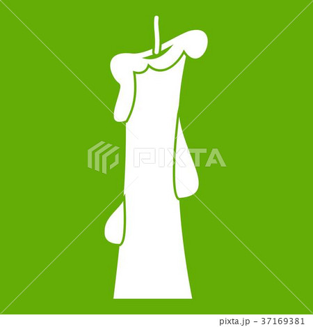 Church candle icon green 37169381