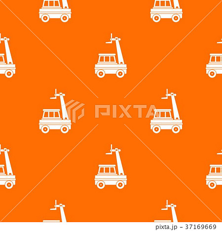 Cherry picker pattern seamless Cherry picker pattern seamless 37169669