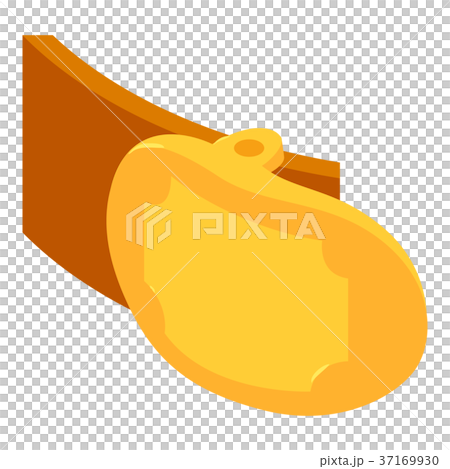 Badge belt icon, isometric 3d style 37169930