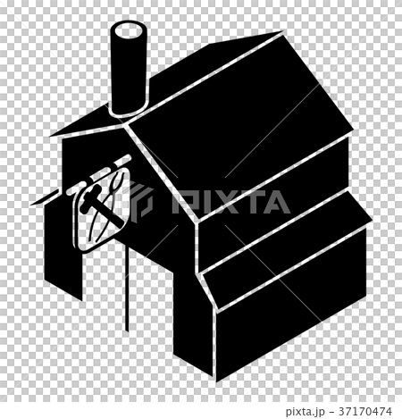 Smithy icon, simple black style 37170474