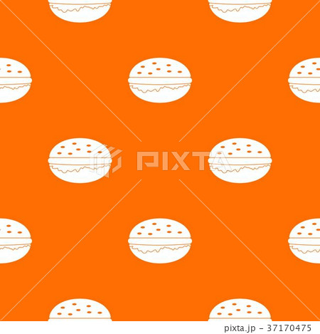 Burger pattern seamless 37170475