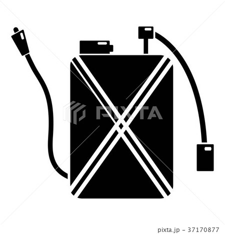 Pest control icon, simple black style 37170877