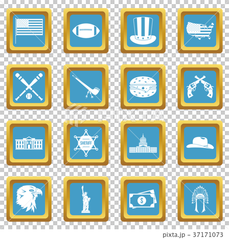 USA icons azure 37171073