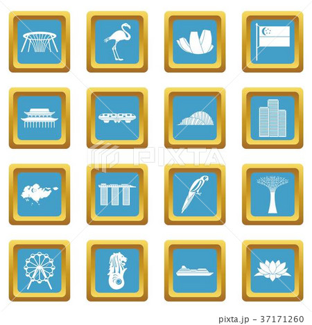 Singapore icons azure 37171260