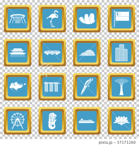Singapore icons azure 37171260
