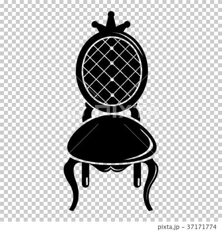 Throne icon, simple black style - Stock Illustration [37171774] - PIXTA