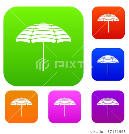 Beach umbrella set collection Beach umbrella set collection 37171963