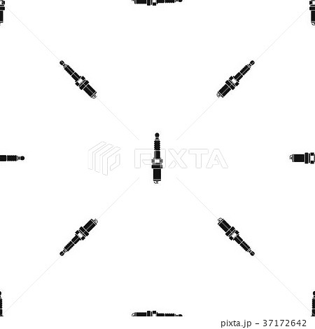 Car candle pattern seamless black 37172642