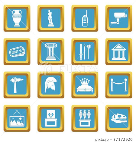 Museum icons azure 37172920