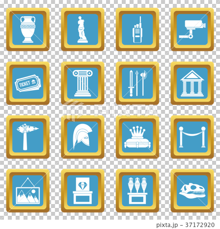 Museum icons azure 37172920