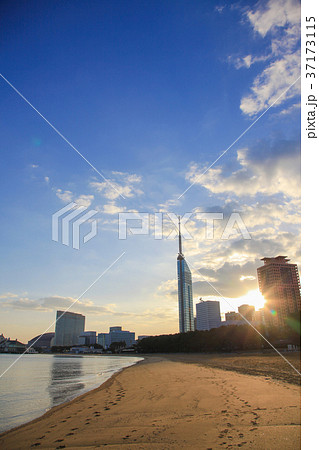 ももち浜の日の出 ももち浜の日の出 37173115