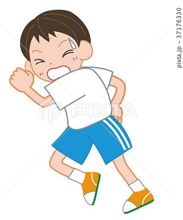 走る男の子 37176330