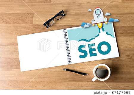 Local SEO Concept Business team hands at work  37177662
