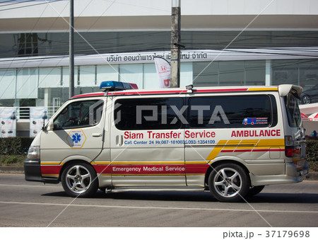 Ambulance van of Siam Tranfer Service. 37179698