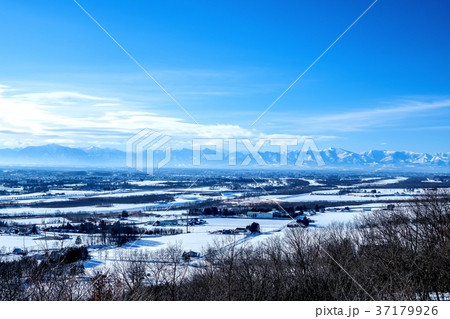 冬の十勝が丘展望台　 37179926