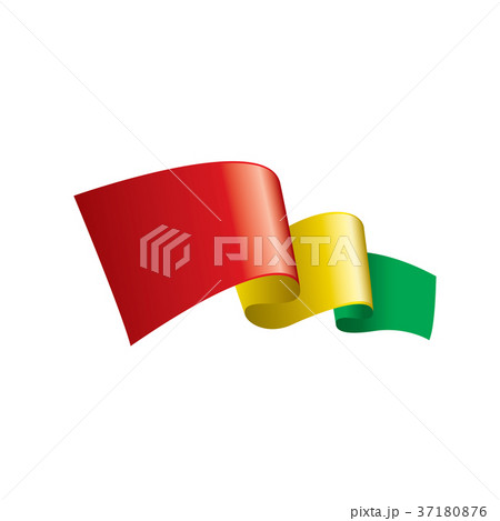 guinea flag, vector illustration guinea flag, vector illustration 37180876