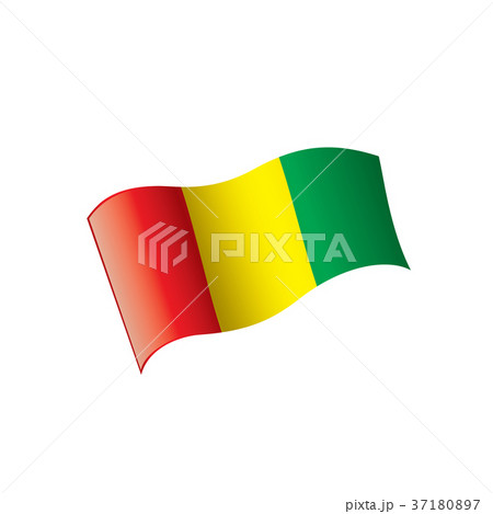 guinea flag, vector illustration 37180897