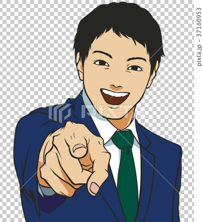 指向手指的工作者正確 指向手指的工作者正確 37180953