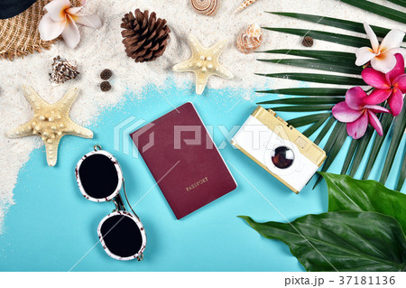 Summer and Travel essentials preparation. Summer and Travel essentials preparation. 37181136