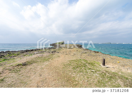 西平安名崎から見る池間島の風景 西平安名崎から見る池間島の風景 37181208