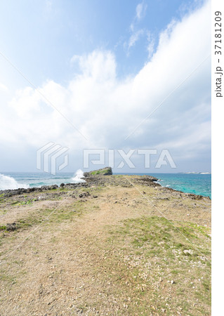 西平安名崎から見る池間島の風景 37181209