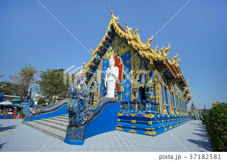 Very beautiful sculpture in the Wat Rong Sua Ten 37182581