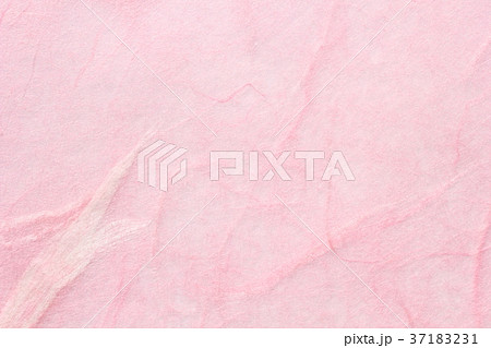 和紙 ピンク色 和紙 ピンク色 37183231